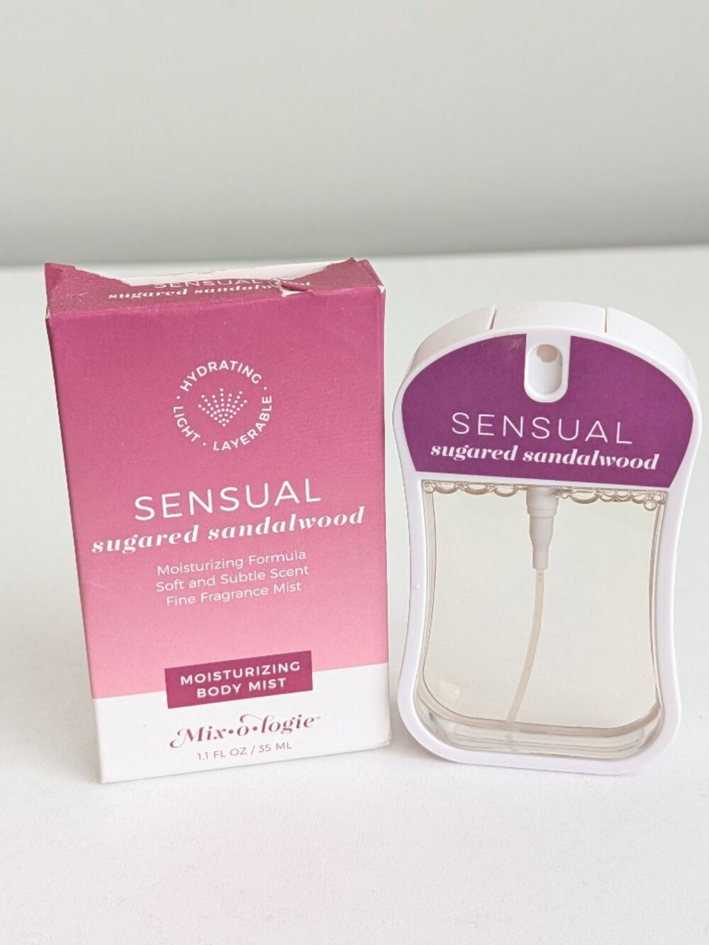 Mixologie Sensual Sugared Sandalwood Moisturizing Body Mist 1.1oz / 35ml